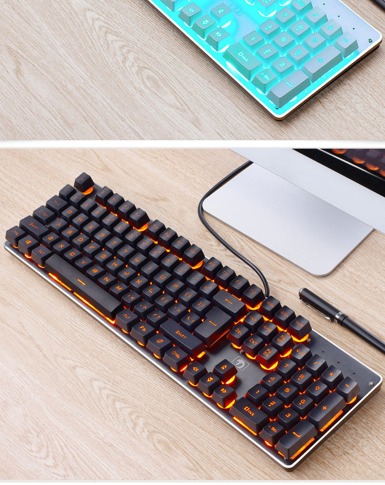 Unlock Your Gaming Potential with the Retro Wired Gaming Keyboard