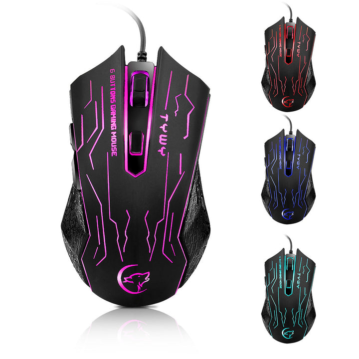 Unleash Your Gaming Potential with the Wired RGB Gaming Mouse