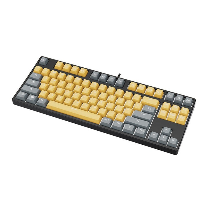 Unleash Your Gaming Potential with the 87-Key Wired Hot-Swappable Mechanical Gaming Keyboard